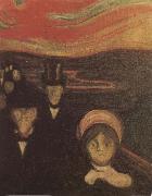 Edvard Munch Inquietude painting